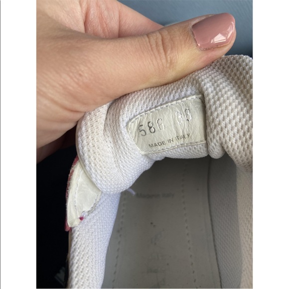 Prada Centaurus Leather Platform Trainers white and pink - Picture 8 of 16